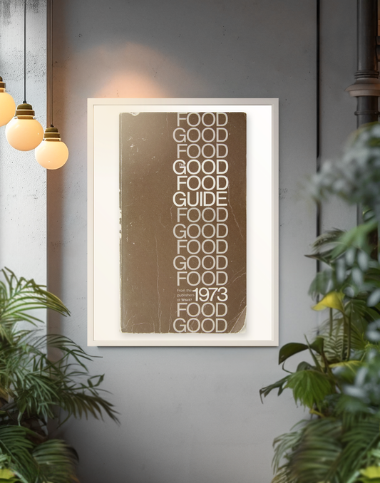 The Good Food Guide 1973 - Poster Print