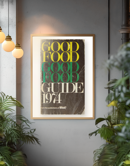 The Good Food Guide 1974 - Poster Print