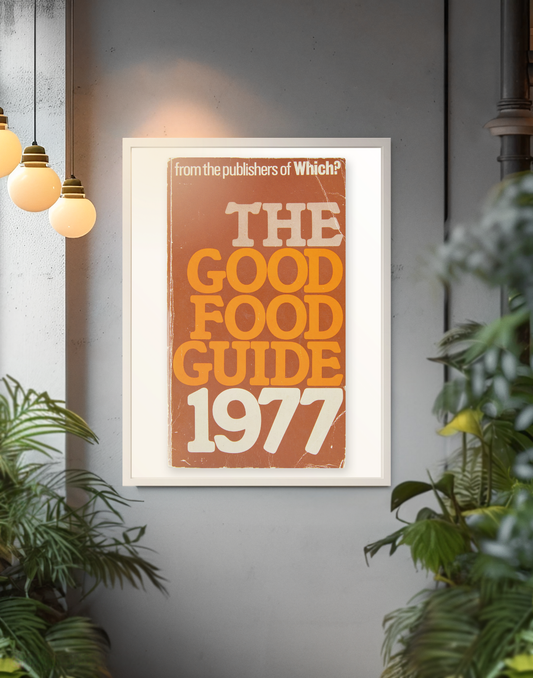 The Good Food Guide 1977 - Poster Print