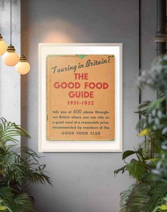 The Good Food Guide 1951-1952 - Poster Print