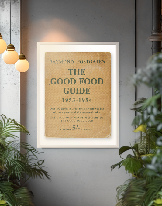 The Good Food Guide 1953-1954 - Poster Print