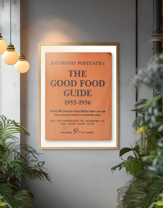 The Good Food Guide 1955-1956 - Poster Print