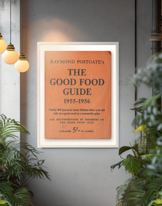 The Good Food Guide 1955-1956 - Poster Print