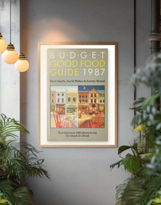 1987 Budget Good Food Guide - Poster Print