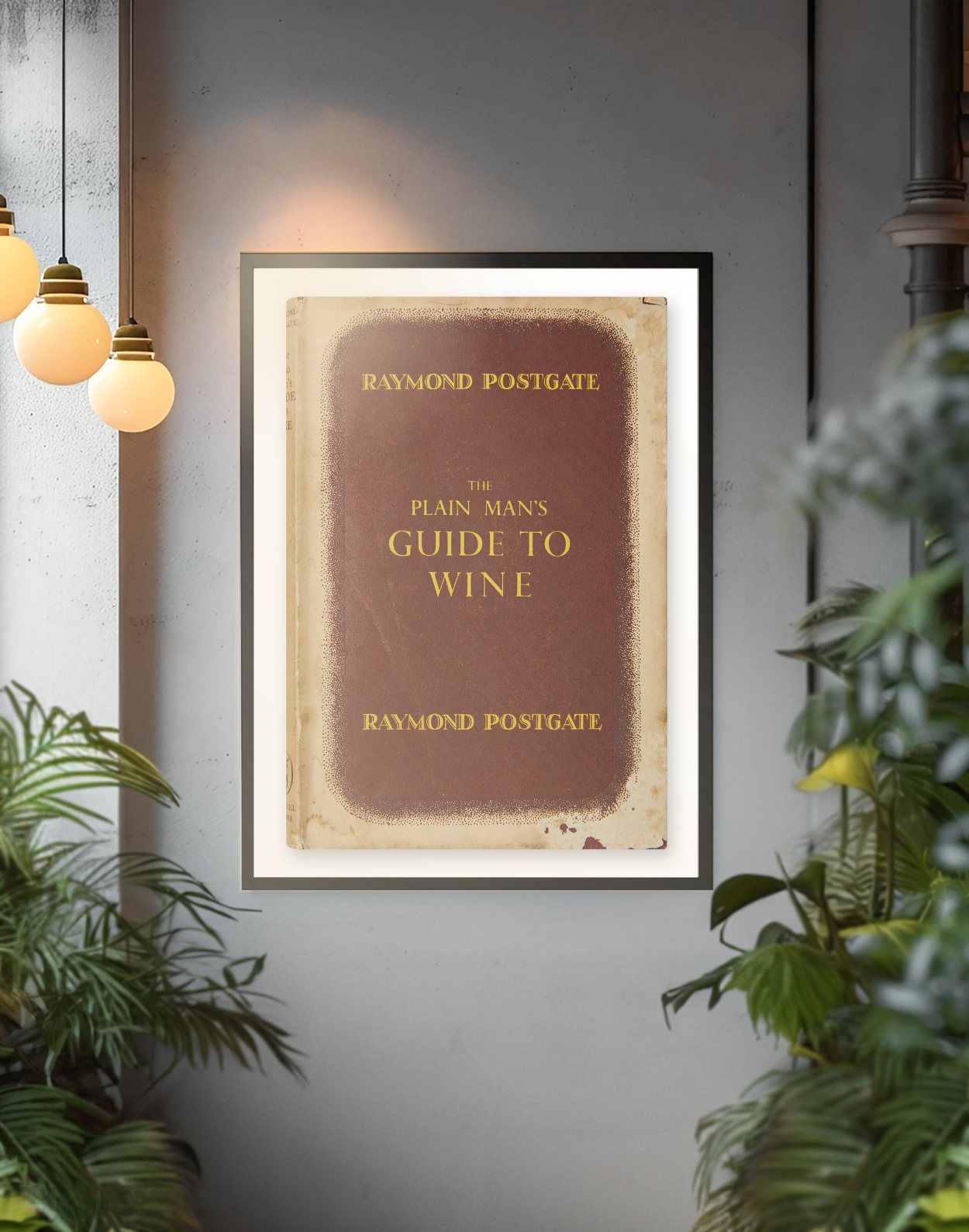 The Plain Man's Guide to Wine - Poster Print