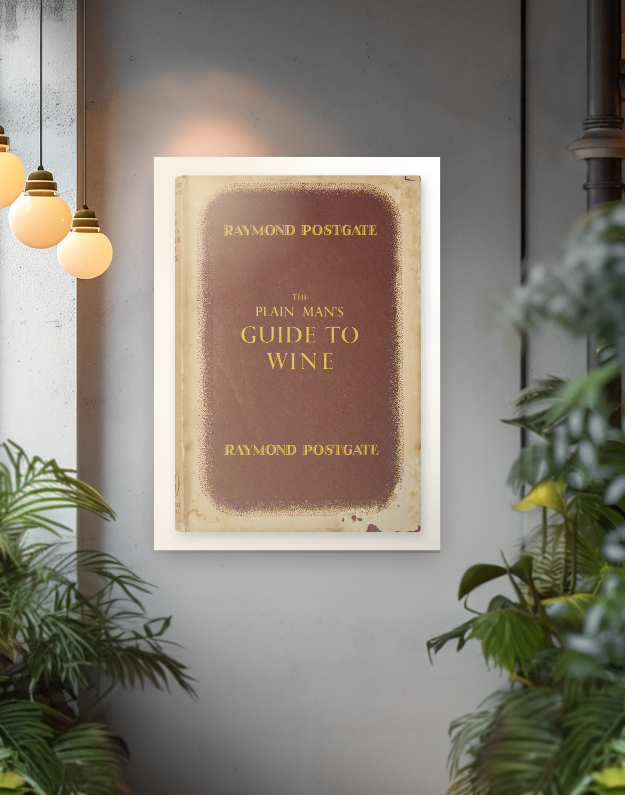 The Plain Man's Guide to Wine - Poster Print