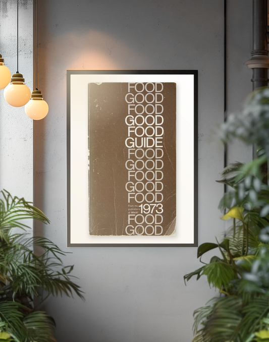 The Good Food Guide 1973 - Poster Print