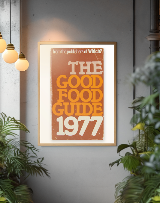 The Good Food Guide 1977 - Poster Print