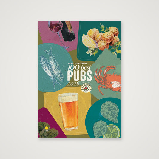 100 Best Pubs 2026 — A3 (30×42cm, 12×17") Print only