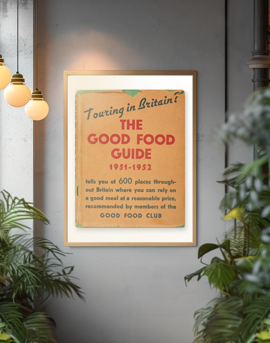 The Good Food Guide 1951-1952 - Poster Print