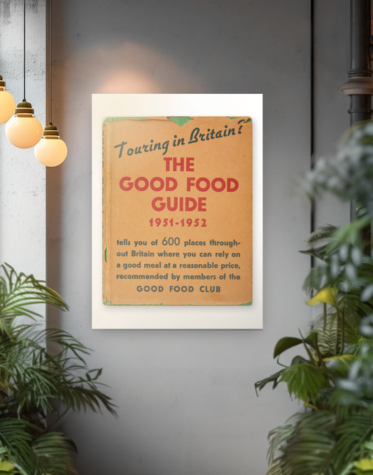 The Good Food Guide 1951-1952 - Poster Print