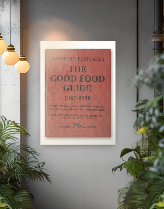 The Good Food Guide 1957-1958 - Poster Print