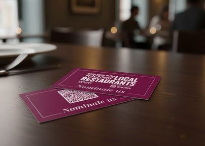 100 Best Local Restaurants 2026 Nomination Cards