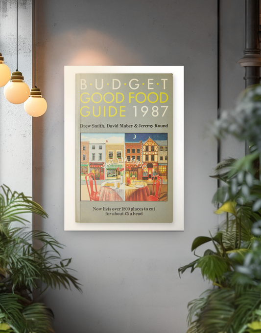 1987 Budget Good Food Guide - Poster Print