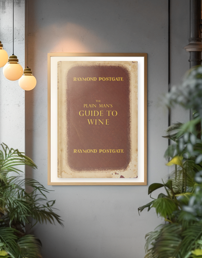 The Plain Man's Guide to Wine - Poster Print