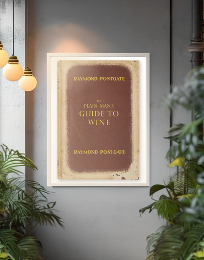 The Plain Man's Guide to Wine - Poster Print